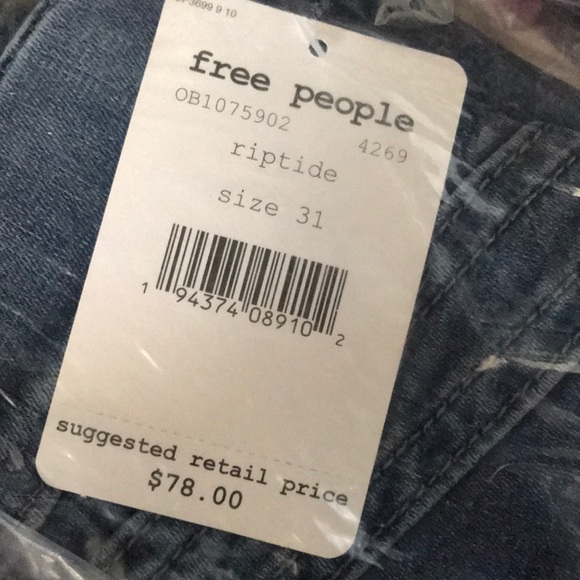 🔥 Free People Skinny Jeans, riptide - Picture 4 of 8